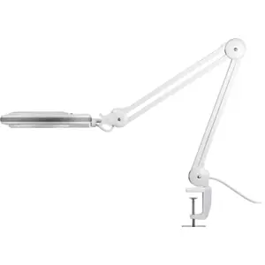 Candeeiro com lupa Ø127mm (3 dioptrias) e com luz LED 8W