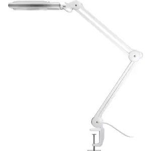 Candeeiro com lupa Ø127mm (3 dioptrias) e com luz LED 8W