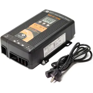 Carregador de baterias avançado 12V 40A 700W (p/ 3 baterias independentes)