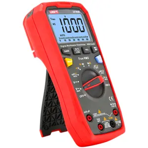 Multímetro Digital (1000Vac/dc 10Aac/dc 60MΩ Cap. Hz/% T-RMS Auto-Range USB Min/Max NCV)