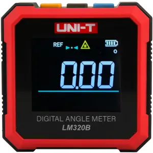 Medidor de ângulos digital com 4 bases magnéticas e LASER