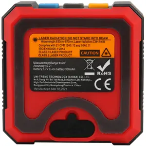 Medidor de ângulos digital com 4 bases magnéticas e LASER