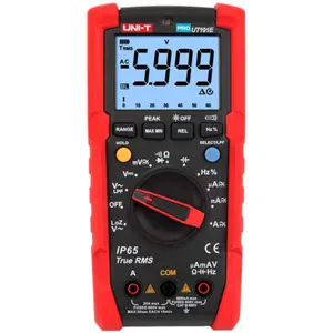 Multímetro Digital (600Vac/dc 20Aac/dc 60MΩ Cap. Hz/% T-RMS Auto-Range Min/Max/Peak)