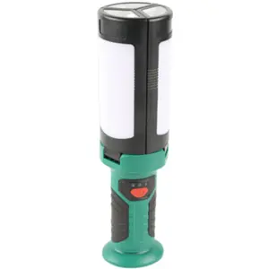 Lanterna de trabalho LED 1W+5W 600lm de 3 braços c/ powerbank 2200mAh