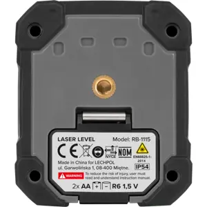 Nivel de láser autonivelante de 2 líneas en cruz (Horizontal y vertical) IP54