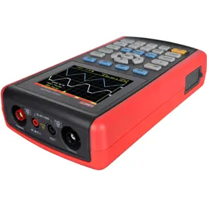 Osciloscópio portátil de 2 canais 25MHz 250MSa/s com funcionalidades de multímetro