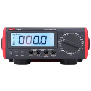 Multímetro digital de bancada (1000Vdc 750Vac 10Aac/dc 200MΩ Cap. Hz °C hFE)