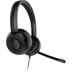 Auscultadores Headset Estéreo Digital c/ volume ajustável + Microfone (jack 3.5mm)