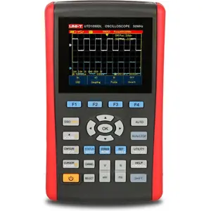 Osciloscópio portátil de 2 canais 50MHz 250MSa/s com funcionalidades de multímetro