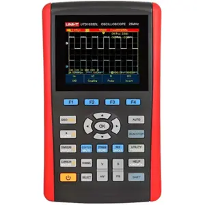 Osciloscópio portátil de 2 canais 25MHz 250MSa/s com funcionalidades de multímetro