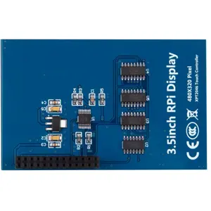 Ecrã táctil resistivo 3.5'' 320x480 para Raspberry Pi