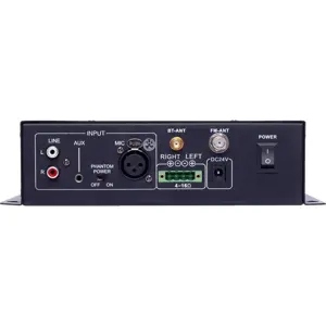 Amplificador / Misturador Stereo 2x50W 4Ω c/ Bluetooth, MP3 player e rádio FM/DAB