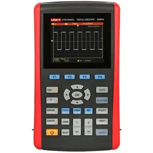 Osciloscópio portátil de 1 canal 50MHz 250MSa/s com funcionalidades de multímetro
