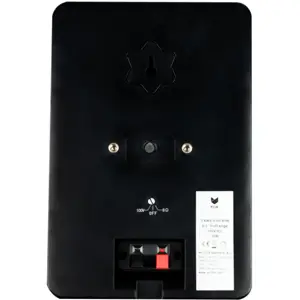 Coluna de parede para instalação de linha de 100V/8Ω 6.5'' 60W (30W RMS) - preto