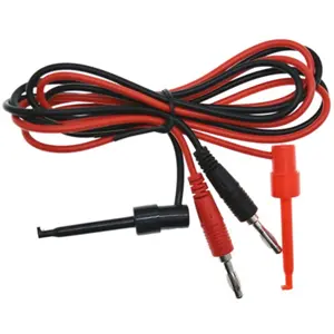 Pontas de prova fichas banana 4mm c/ ganchos