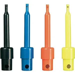 Conjunto de 4 pinças de prova miniatura de gancho 30V 0.3A