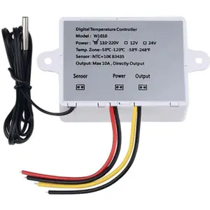 Termostato digital 230VAC (-50..120ºC) c/ display duplo + sonda NTC