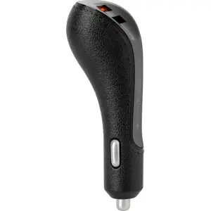 Carregador de Isqueiro 12-24V 2xUSB c/ carga rápida QC3.0 15W