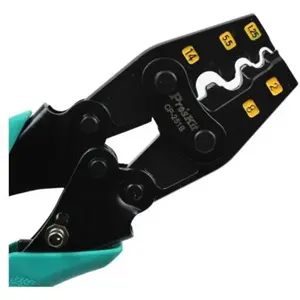 Alicate de cravar terminais não isolados fechados 1.5-16mm²