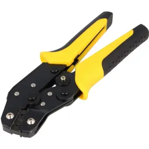 Alicate de cravar terminais não isolados abertos 0.05-0.9mm²