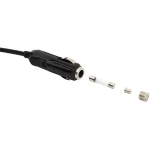 Extensión de enchufe encendedor macho-hembra en espiral 1m - (3m total)