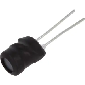 Bobina de indutância radial 820uH Ø7.5x9.5mm