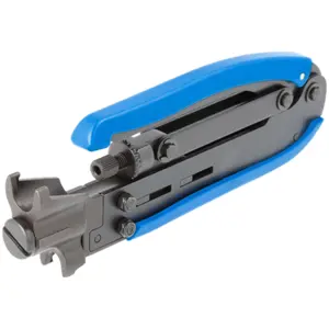 Alicate de cravar para fichas F de compressão - RG59/RG6/RG11