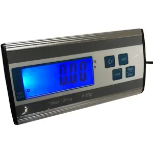 Balança Postal Digital c/ visor externo 20g/120Kg 270x270mm