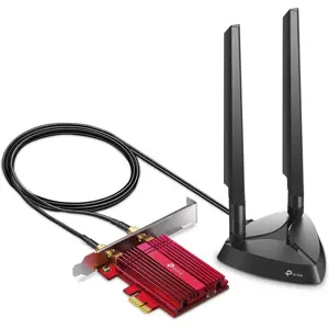 Placa de Rede PCIe Wi-Fi 6E Tri-Band AXE5400 c/ Bluetooth 5.2