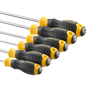 Conjunto de 6 chaves de fendas Cushion Grip™