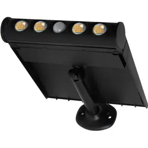 Aplique de LED solar 8W 4000K con sensor PIR / Crepuscular IP65