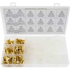 Kit Conjunto de Terminais não isolados c/ capas de isolamento [600 peças]