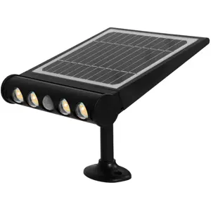 Aplique de LED solar 8W 4000K con sensor PIR / Crepuscular IP65