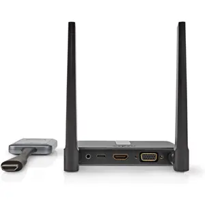 Extensor VGA/HDMI Full HD 1080p sem fio 2.4GHz até 30m
