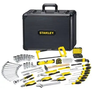 Kit de mantenimiento 142 herramientas en maletín de aluminio