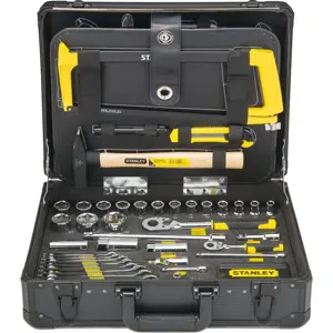 Kit de mantenimiento 142 herramientas en maletín de aluminio
