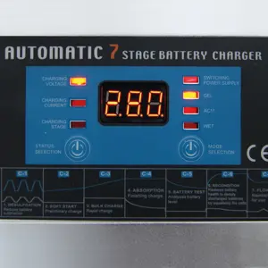 Carregador profissional 24V 5A para baterias de Chumbo/AGM/Gel de 24V 15..100Ah