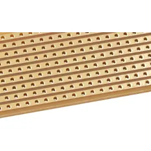 Placa de circuito perfurada linear 100x160mm