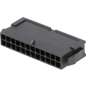 Ficha Raster Signal wire-board 3.00mm 24 pinos (2x12) macho (sem terminais)
