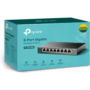 Switch 8P Gigabit 10/100/1000Mbps para Desktop