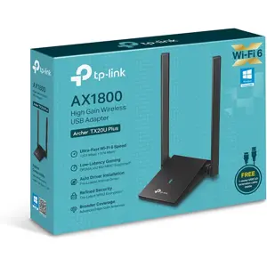 Adaptador USB Wireless Dual-Band AX1800 c/ 2 antenas High-Gain