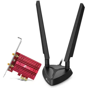 Placa de Rede PCIe Wi-Fi 6E Tri-Band AXE5400 c/ Bluetooth 5.2