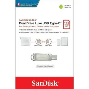 Pen Drive USB-C 128GB USB3.1 (150MB/s)