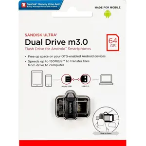 Pen Drive micro-USB 64GB USB3.0 (150MB/s)