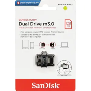 Pendrive micro-USB 128GB USB3.0 (150MB/s)