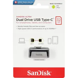 Pen Drive USB-C 32GB USB3.1 (150MB/s)