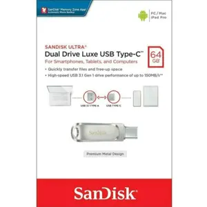 Pen Drive USB-C 64GB USB3.2 (400MB/s)