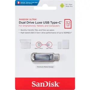 Pen Drive USB-C 32GB USB3.1 (150MB/s)