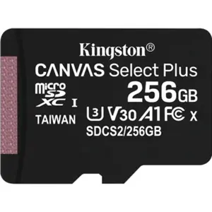 Cartão de memória MicroSDXC 256GB Classe 10 UHS-I + adaptador SD Canvas Select