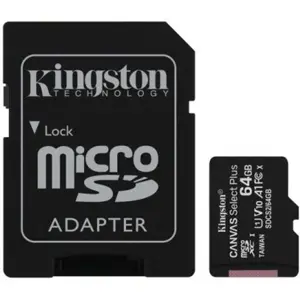 Tarjeta de memoria MicroSDXC 64GB Clase 10 UHS-I + adaptador SD Canvas Select